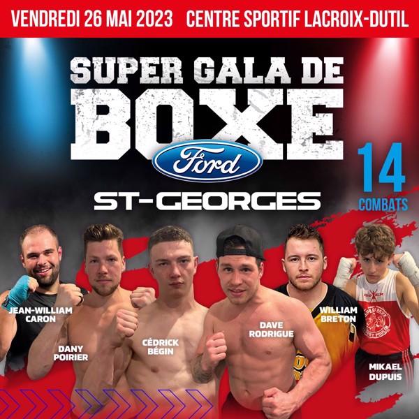 Image sur 50% de rabais Table Bronze  |  Payez 175$ au lieu de 350$  |  Table VIP Bronze (10 personnes) au Gala de Boxe Ford St-Georges 2023